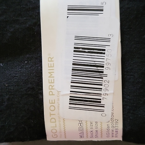 Black soft gold toe pk of 3 pairs socks.... 15 for both packs - Picture 6 of 8